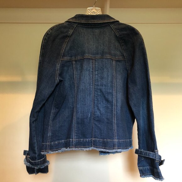 INC International Concepts Petite Denim Jean Jacket Size Medium NWOT - Picture 5 of 5